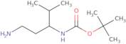 tert-Butyl N-[(3R)-1-amino-4-methylpentan-3-yl]carbamate