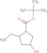 tert-Butyl (2S,4S)-2-(aminomethyl)-4-hydroxypyrrolidine-1-carboxylate