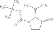 rac-tert-Butyl (2R,3R)-3-hydroxy-2-(propan-2-yl)pyrrolidine-1-carboxylate