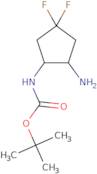 rac-tert-Butyl N-[(1R,2S)-2-amino-4,4-difluorocyclopentyl]carbamate