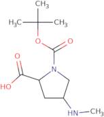 (2S,4R)-1-Boc-4-(methylamino)pyrrolidine-2-carboxylic acid