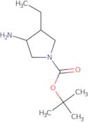 tert-Butyl (3R,4R)-3-amino-4-ethyl-1-pyrrolidinecarboxylate