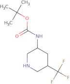 tert-Butyl ((3S,5S)-5-(trifluoromethyl)piperidin-3-yl)carbamate