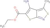 ethyl 4-amino-3-methylthieno[2,3-c][1,2]thiazole-5-carboxylate