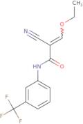 2-Cyano-3-ethoxy-N-(3-trifluoromethyl-phenyl)-acrylamide