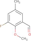 3-Fluoro-2-methoxy-5-methylbenzaldehyde