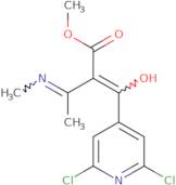 Methyl 2-[(2,6-dichloro-4-pyridyl)carbonyl]-3-(methylamino)but-2-enoate