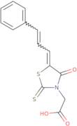 4-Oxo-5-(3-phenyl-2-propen-1-ylidene)-2-thioxo-3-thiazolidineacetic acid