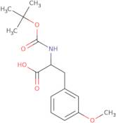 2-{[(tert-Butoxy)carbonyl]amino}-3-(3-methoxyphenyl)propanoic acid