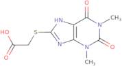 2-[(1,3-Dimethyl-2,6-dioxo-2,3,6,9-tetrahydro-1H-purin-8-yl)sulfanyl]acetic acid