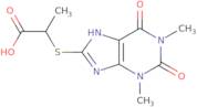 2-[(1,3-Dimethyl-2,6-dioxo-2,3,6,7-tetrahydro-1H-purin-8-yl)sulfanyl]propanoic acid