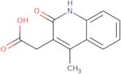 2-(4-Methyl-2-oxo-1,2-dihydroquinolin-3-yl)acetic acid