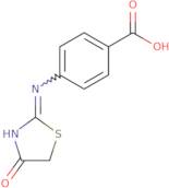 4-[(4-Oxo-4,5-dihydro-1,3-thiazol-2-yl)amino]benzoic acid