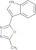 3-(5-Methyl-1,3,4-oxadiazol-2-yl)-1H-indole