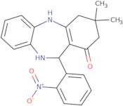 2,10-Diaza-5,5-dimethyl-9-(2-nitrophenyl)tricyclo[9.4.0.0(3,8)]pentadeca-1(15),3(8),11(12),13-tetr…