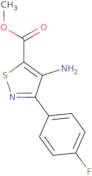 Methyl 4-amino-3-(4-fluorophenyl)-1,2-thiazole-5-carboxylate