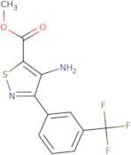 Methyl 4-amino-3-[3-(trifluoromethyl)phenyl]-1,2-thiazole-5-carboxylate