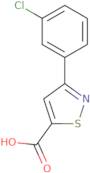 3-(3-Chlorophenyl)-1,2-thiazole-5-carboxylic acid