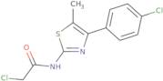 2-Chloro-N-[4-(4-chlorophenyl)-5-methyl-1,3-thiazol-2-yl]acetamide