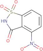 4-â€‹Nitro-â€‹1,â€‹2-â€‹benzisothiazol-â€‹3(2H)â€‹-â€‹one 1,â€‹1-â€‹dioxide