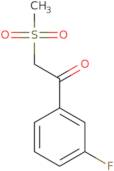1-(3-Fluorophenyl)-2-methylsulfonylethanone