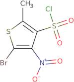 5-Bromo-2-methyl-4-nitrothiophene-3-sulfonyl chloride