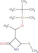 (3R,4R)-4-Methylthio-3-[(R)-1-((t-butyldimethylsilyl)oxy)ethyl]-2-azetidinone