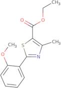 Ethyl 4-methyl-2-(2-methoxyphenyl)thiazole-5-carboxylate