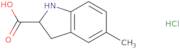 5-Methyl-2,3-dihydro-1H-indole-2-carboxylic acid hydrochloride