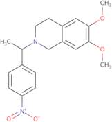 1,2,3,4-Tetrahydro-6,7-dimethoxy-2-[2-(4-nitrophenyl)ethyl]isoquinoline