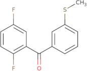 (2,5-Difluorophenyl)[3-(methylsulfanyl)phenyl]methanone