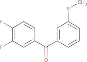 (3,4-Difluorophenyl)[3-(methylsulfanyl)phenyl]methanone