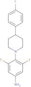 3,5-Difluoro-4-(4-(4-fluorophenyl)piperidin-1-yl)aniline