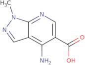 4-Imino-1-methyl-1H,4H,7H-pyrazolo[3,4-b]pyridine-5-carboxylic acid