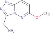 {6-Methoxy-[1,2,4]triazolo[4,3-b]pyridazin-3-yl}methanamine