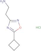 [2-(5-Cyclobutyl-1,2,4-oxadiazol-3-yl)ethyl]amine hydrochloride