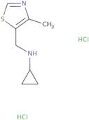 5-Thiazolemethanamine, N-cyclopropyl-4-methyl-, dihydrochloride