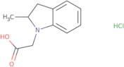 (2-Methyl-2,3-dihydro-1H-indol-1-yl)acetic acidhydrochloride