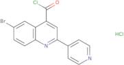 6-Bromo-2-(pyridin-4-yl)quinoline-4-carbonyl chloride hydrochloride