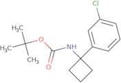 tert-Butyl N-[1-(3-chlorophenyl)cyclobutyl]carbamate