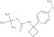 tert-Butyl N-[1-(4-methoxyphenyl)cyclobutyl]carbamate