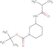 (S)-tert-Butyl 3-(2-methylpropanamido)piperidine-1-carboxylate