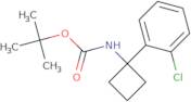 tert-Butyl N-[1-(2-chlorophenyl)cyclobutyl]carbamate