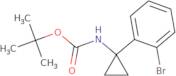 tert-Butyl N-[1-(2-bromophenyl)cyclopropyl]carbamate