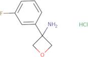 3-(3-Fluorophenyl)oxetan-3-amine hydrochloride