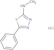 N-Methyl-5-phenyl-1,3,4-thiadiazol-2-amine hydrochloride