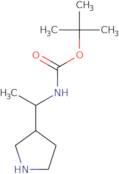 tert-butyl N-[1-(pyrrolidin-3-yl)ethyl]carbamate