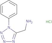 (1-Phenyl-1H-1,2,3,4-tetrazol-5-yl)methanamine hydrochloride