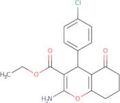 Ethyl 2-amino-4-(4-chlorophenyl)-5-oxo-5,6,7,8-tetrahydro-4H-chromene-3-carboxylate