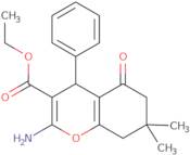 ethyl 2-amino-7,7-dimethyl-5-oxo-4-phenyl-4,6,7,8-tetrahydro2H-chromene-3-carboxylate